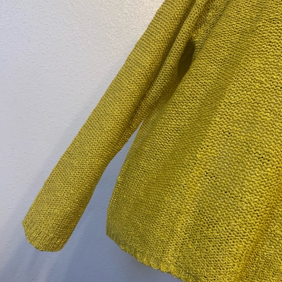 MOD REF Yellow Crochet Knit Sweater - Picture 6 of 12